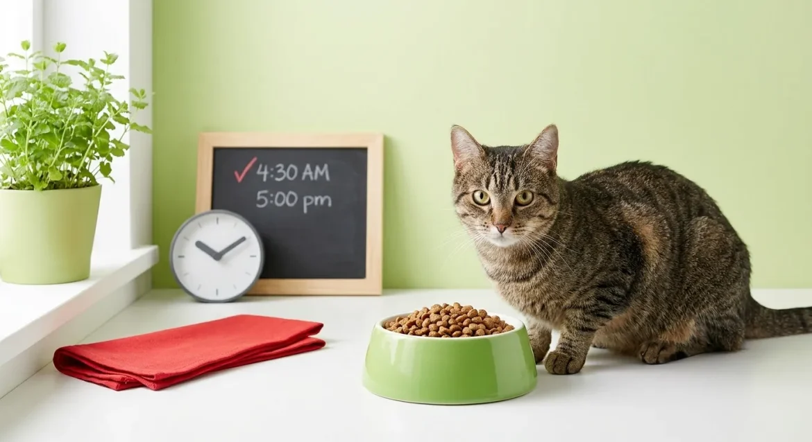 cat feeding schedule — Cat Feeding Schedule: Optimizing Meal Times for Feline Health and Happiness