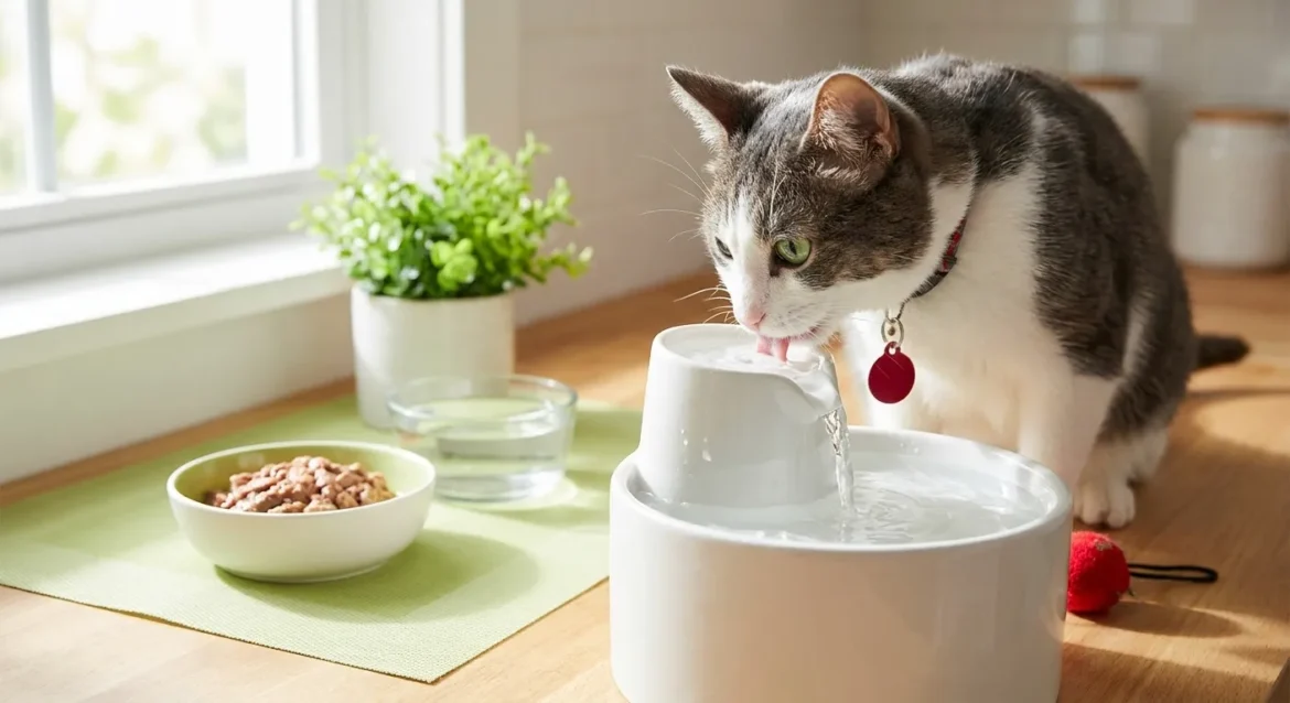 cat hydration tips — Boosting Your Cat's Hydration: Wet Food, Water Fountains, and Beyond